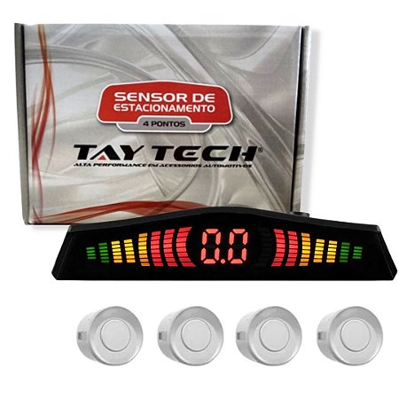 SENSOR DE ESTACIONAMENTO BRANCO - TAY TECH