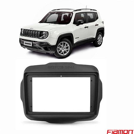 MOLDURA PAINEL 9'' RENEGADE 15/21 2DIN PRETA- 4121MD