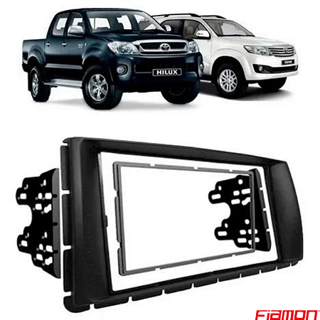 MOLDURA PAINEL 7" HILUX 12/15 E SRV 12/ 2DIN PTO - 2368MD FIAMON