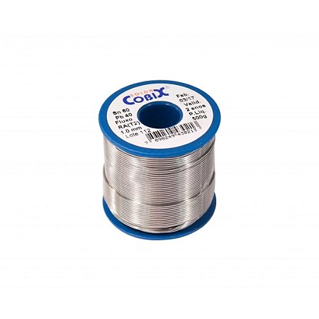 FIO DE SOLDA C/FLUXO 60X40 - PERMAK