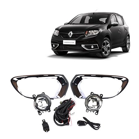 KIT FAROL AUX SANDERO 15/ LOGAN 14/ MD/CR BT/ALT - SHOCKLIGHT