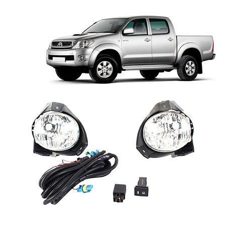 KIT FAROL AUX HILUX SRV 09/11 BT/ORIG - SHOCKLIGHT