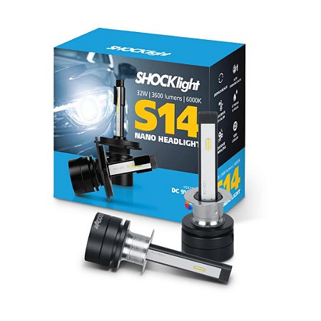 SUPER LED H3 NANO 6000K 3600 LUMENS S14 - SHOCKLIGHT