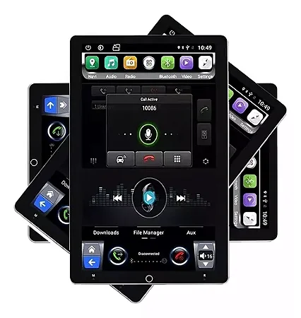 CENTRAL MULTIMIDIA TESLA ANDROID 10" OCTA 4G/64G GIRATÓRIA APPLE CARPLAY ANDROID AUTO (SEM FIO) - UPPERTECH