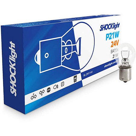 LAMPADA COMUM 1PO CRISTAL C/10 -SHOCKLIGHT