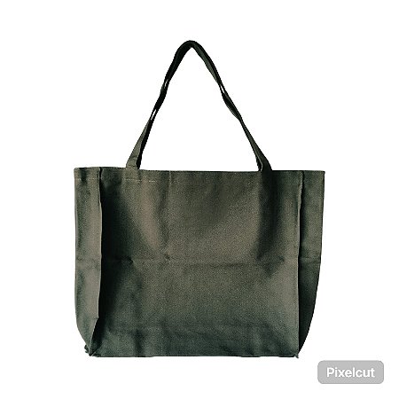 Ecobag modelo 3 cor: Verde militar