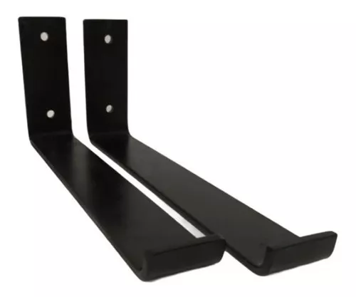 Kit 6 Unid Mão Francesa Invertida Para Tábua 30cm Industrial