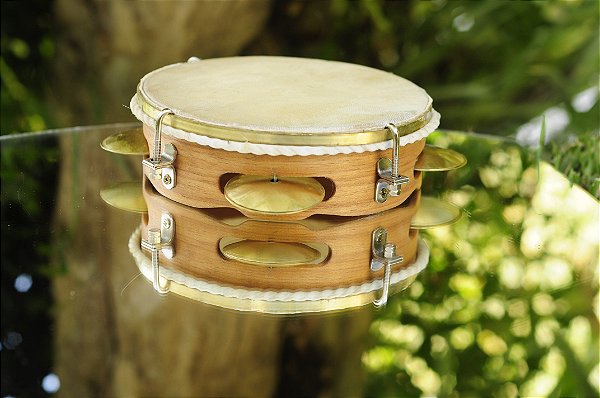 Pandeiro 6 polegadas platinela latão