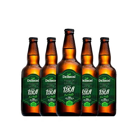 6 UND. DEBRON IPA 500ML - GARRAFA ONE WAY