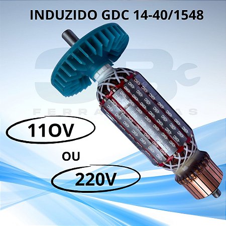 Induzido Serra Mármore 1548 / 1e48 / Gdc14-40 / Gdc 150 220v