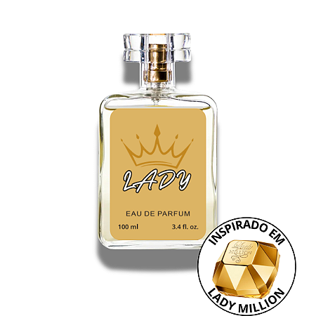 Perfume Feminino Lady Pour Femme Eau de Parfum 100ml