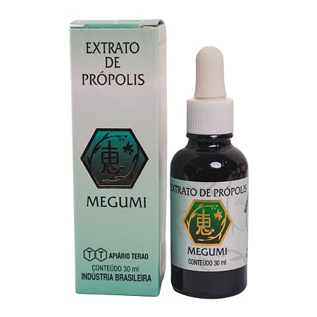 3 Unidades de Extrato de Propolis  Megumi 30ml  - Caracteristico