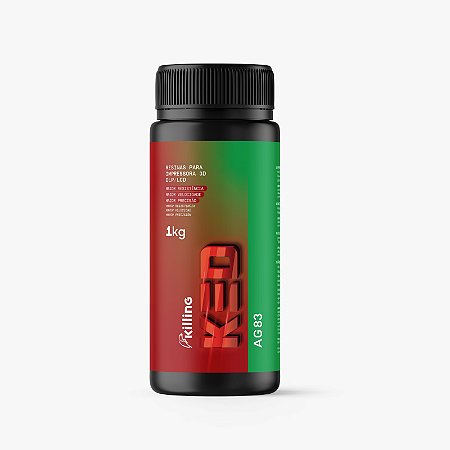 Resina KED AG83 DENTAL frasco 1kg f1