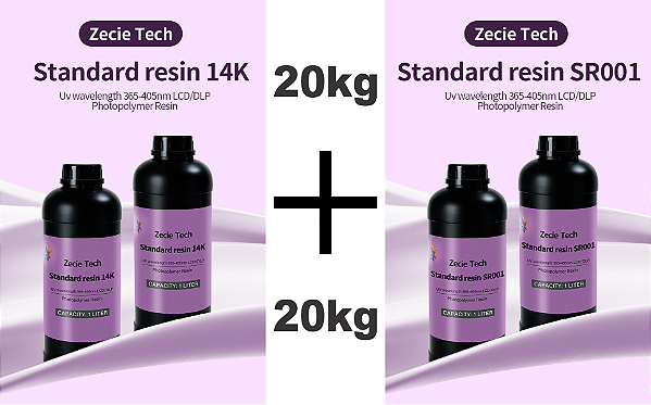 PROMOÇÃO Resina Zecie Tech ( 20kg 14K + 20kg SR001 )