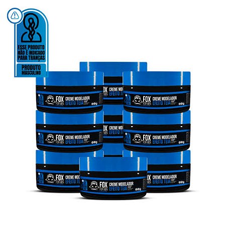 Creme Modelador Fox For Men Efeito Teia 80g - 12 unidades