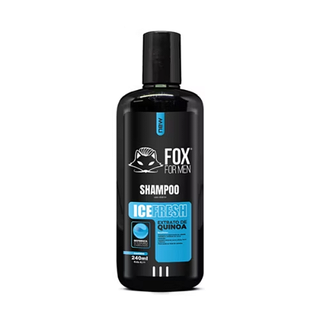 Shampoo Ice Fresh 240ml - Fox For Men - 4 unidades