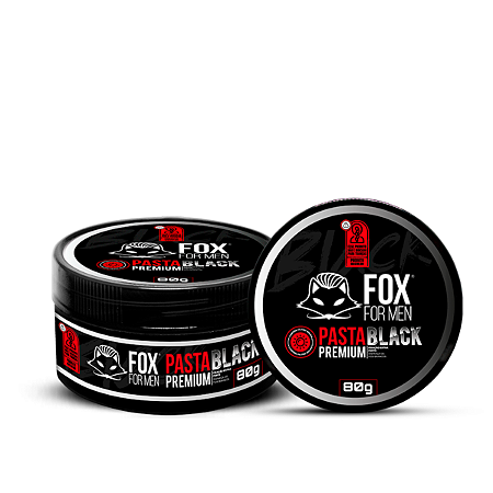 Pasta Premium Black 80g Fox For Men - 6 unidades