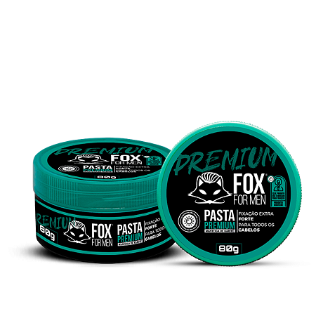 Pasta Premium 80g Fox For Men - 6 unidades