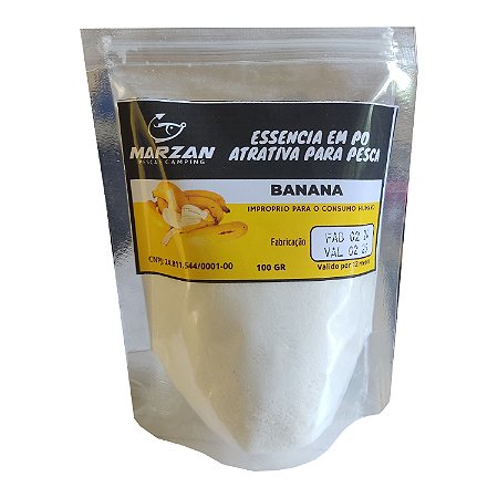 Essência Atrativa Em Po para Pesca Banana - Marzan