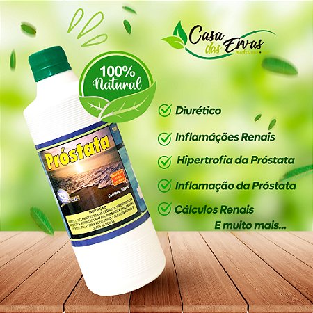 Composto Natural Para Próstata - Vida Ervas - 500 ML