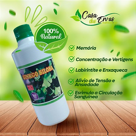 Ginkgo Biloba - Vida Ervas - 500 ML