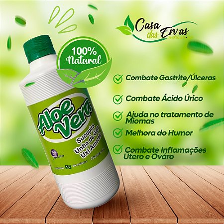 Aloe Vera ( Babosa ) Composta - Vida Ervas - 500 ML