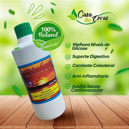 Composto Liquido Natural Diabet - Vida Ervas - 500 ML