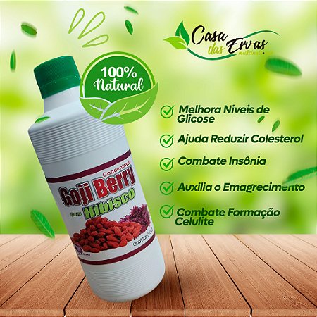 Goji Berry com Hibisco - Vida Ervas - 500 ML