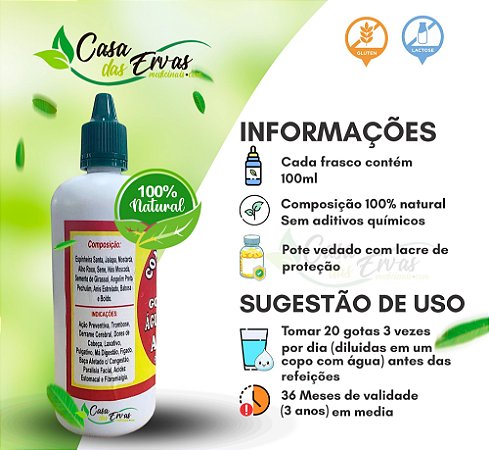 Aguardente Alemã 100 ML - Casa das Ervas Medicinais