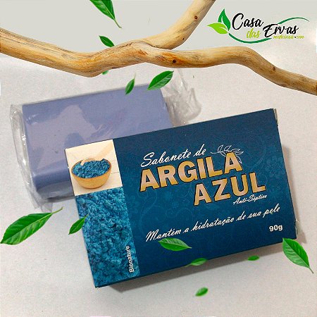 Sabonete Hidratante Natural Argila Azul - Bionature - 90g