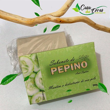 Sabonete Hidratante Natural Pepino - Bionature - 90g