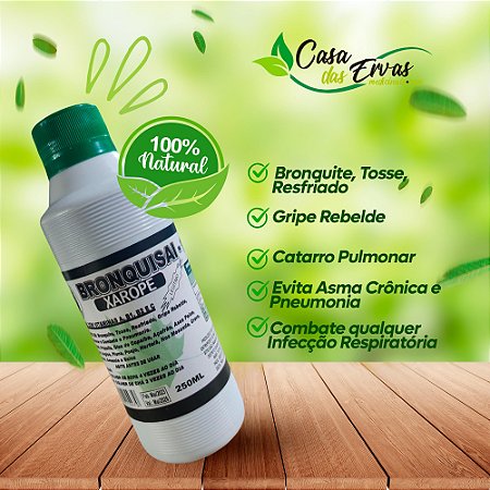 Xarope Bronquisai-1 - Vitaminas A, B1, B2 e C - 250  ML