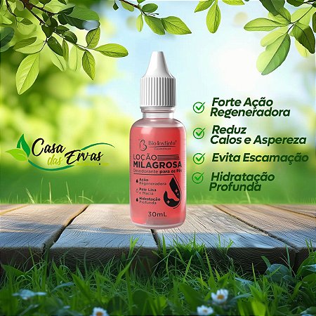 Loção Milagrosa - Bio Instinto ( Desodorante para os Pés ) 30 ML