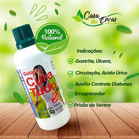 Composto de Medicinal Cura Tudo - Vida Ervas -  100 ML