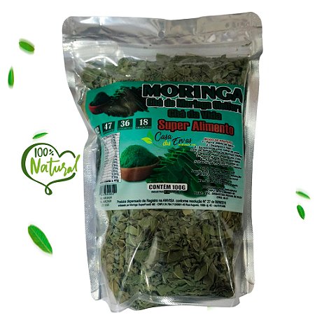 Pacote de Chá de Moringa (Folhas)