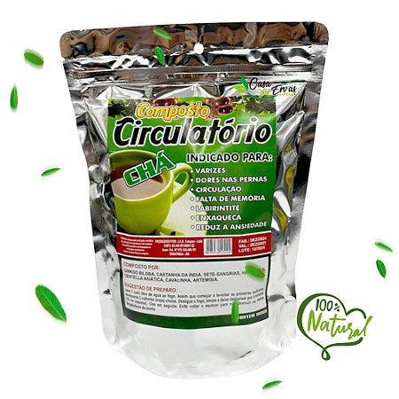 Pacote de Chá Composto Circulatório - 100g