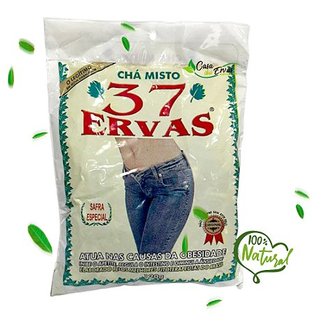 Pacote de Chá Misto 37 Ervas - 100g