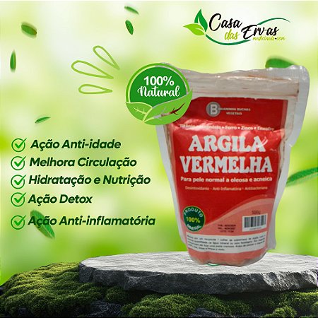 Argila Vermelha - 500g