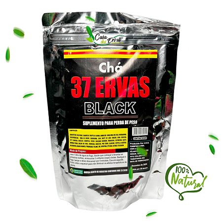 Pacote de Chá 37 Ervas Balck - 100g