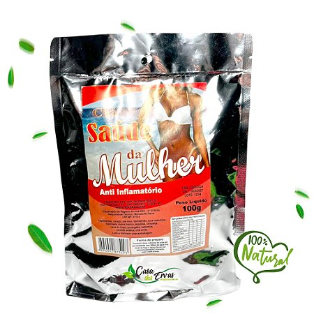 Pacote de Chá Saúde da Mulher Anti-inflamatório - 100g