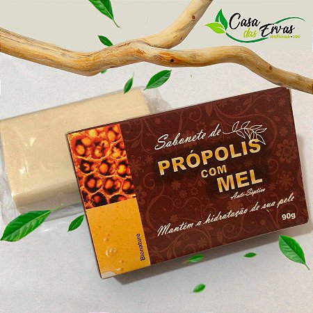 Sabonete Própolis com Mel - Bionature - 90g