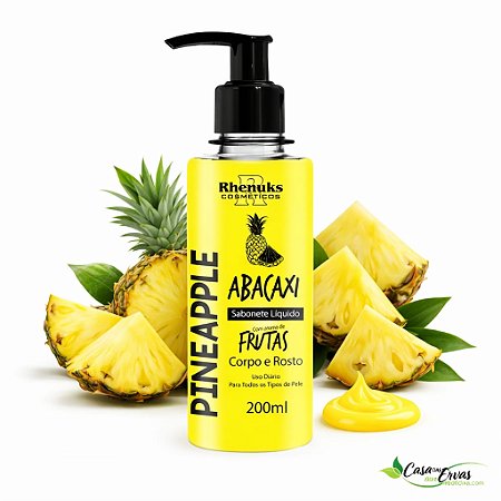 Sabonete Liquido de Abacaxi - Rhenuks - 200 ML
