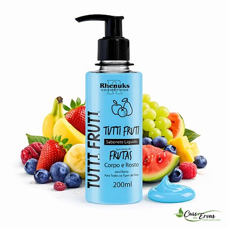 Sabonete Liquido de Tutti Frutti - Rhenuks - 200 ML
