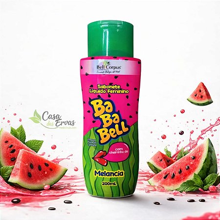 Sabonete Íntimo de Melancia - Bababell - 200 ML