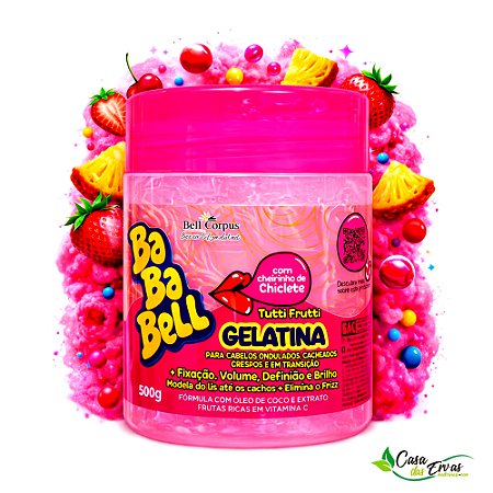 Gelatina para Cabelos Tutti Frutti - Bababell