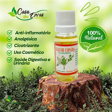 Óleo de Copaíba da Amazônia - 30 ML