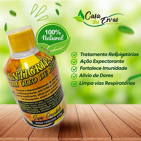 Xarope Anti-gripal com Óleo de Pequi - 450g