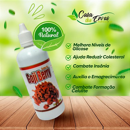 Gotas de Goji Berry com Hibisco - Vida Ervas - 100 ML