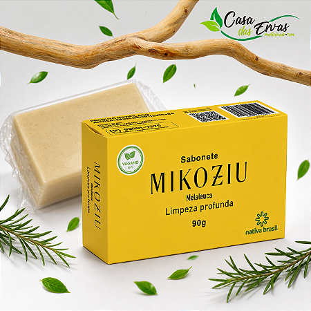 Sabonete Mikoziu Melaleuca - Nativa Brasil - 90g