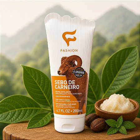 Sebo de Carneiro Esfoliante 200ml - Fashion